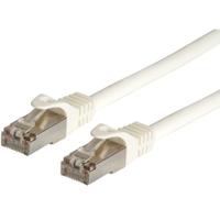 Cablu de retea, cupru 100%, SFTP LSZH cat.6A, 15m, Techly ICOC LS6A-150-WHT, Alb