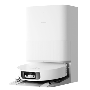 Aspirator robot Xiaomi Robot Vacuum 6 PV32GL, 30000Pa, aspirare si spalare simultana, statie de autocuratare cu spalare la 80°C, corp ultra-subtire de 9 cm, 5200mAh, Wi-Fi (Alb)