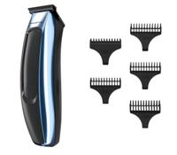 Aparat de tuns barba Rowenta Barber Experience TN1851E1, Autonomie 90 minute, 24 W (Negru/Albastru)