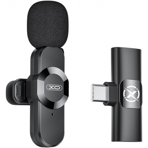 Lavaliera XO Design MC13, USB-C / Lightning, Neagra