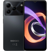 Telefon Mobil Doogee Note 56 Plus, Procesor Unisoc T7225 Octa Core, Ecran IPS 6.56", 6GB RAM, 256GB Flash, Camera 50 MP, 4G, Wi-Fi, Dual Sim, Android (Negru)