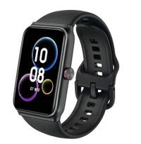 Bratara fitness Honor Choice Band + Silicone Strap Blue, Ecran AMOLED 1.64", Bluetooth, 100+ Moduri Sport, 5 ATM (Negru)