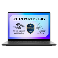 Laptop Gaming ASUS ROG Zephyrus G16 GU606AX (Procesor Intel® Core™ Ultra 9 386H (18M Cache, up to 4.90 GHz) 16" 2.5K OLED 240Hz G-Sync, 64GB LPDDR5X, 1TB SSD, GeForce RTX 5090 @24GB, Win 11 Pro, Gri)