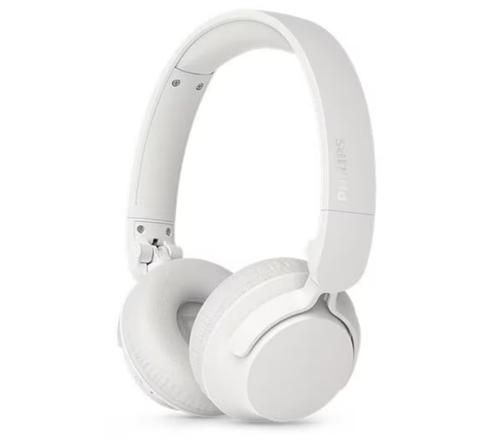 Casti Stereo Wireless Over-Ear Philips TAH4000WT/00, Bluetooth, USB-C, Autonomie 70 ore, Microfon (Alb)