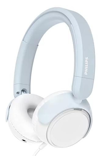Casti Stereo On-Ear Philips TAK2000BL/00, Jack 3.5mm, Cablu 1.2m (Albastru)
