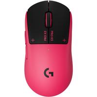 Mouse Gaming Wireless Logitech PRO X3 Superstrike, 48000 DPI (Magenta)