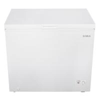 Lada frigorifica Samus LS281IE, 246 L, Clasa E, 2in1 frigider/congelator, Fast Freeze, Panou electronic (Alb)