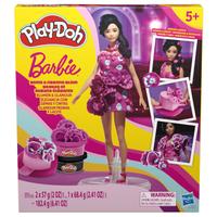 Nou! Set de joaca Play-Doh Barbie Pietre pretioase si panglici