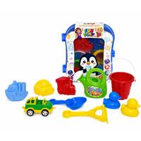 Nou! Set de joaca pentru nisip Hashtag Toys Micul Calator rucsac,11 piese