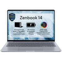 Nou! Laptop ASUS Zenbook 14 UX3480QA (Procesor Qualcomm Snapdragon X X1-26-100, 14" WUXGA, 16GB, 256GB SSD, Qualcomm Adreno, Windows 11 Home, Albastru)