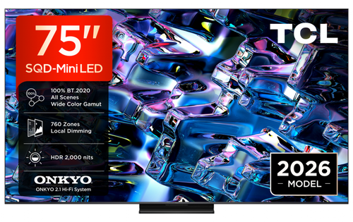 Televizor SQD-MiniLED 190 cm (75inch) 75MSQLED80L, Ultra HD 4K, Smart TV, WiFi, CI