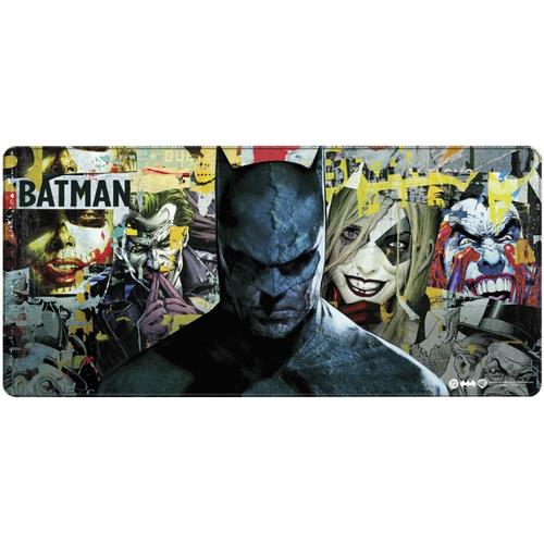Mouse pad DC Batman Torn Collage - Batman and Villains, 900 x 420 x 4 mm