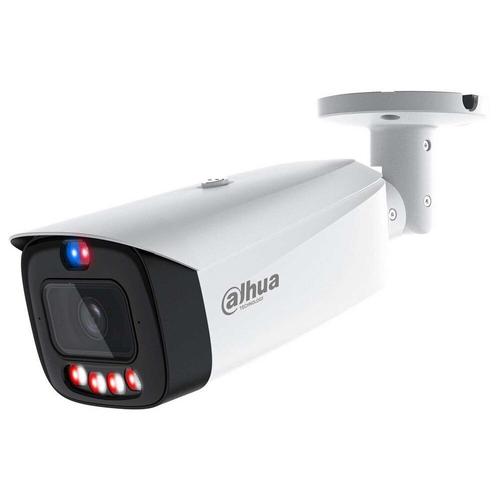 Camera supraveghere video exterior IP, Dahua IPC-HFW3849T1-AS-PV-0280B-PRO, WizSense, 8MP, Iluminare duala, audio, slot card, PoE, alarma acustica si luminoasa