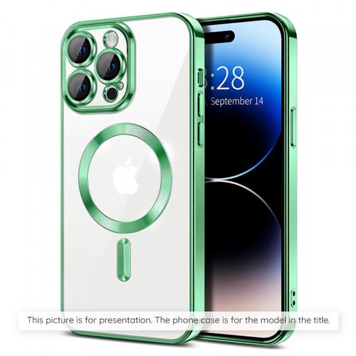 Husa MagSafe pentru Xiaomi 17T Pro, Techsuit, Luxury Crystal, Verde