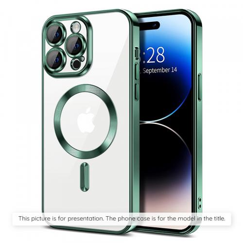 Husa MagSafe pentru Xiaomi 17T Pro, Techsuit, Luxury Crystal, Verde