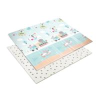 Nou! Covoras de joaca termic pentru copii Lorelli Tiny Travelers Expedition, din spuma XPE, design cu doua fete, pliabil, 180 x 200 cm