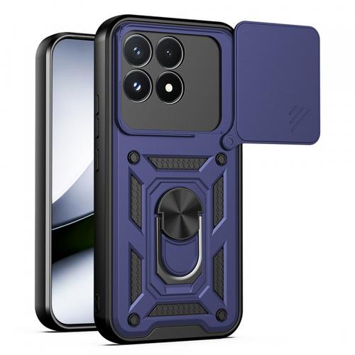 Husa pentru Poco F9 Pro, Techsuit, CamShield, Albastra - Imagine 1