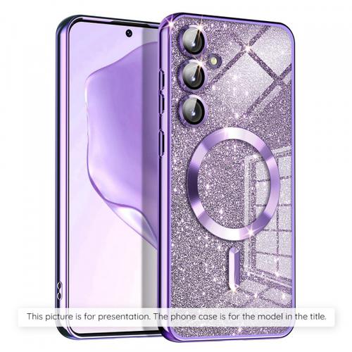 Husa MagSafe pentru Xiaomi 17T, Techsuit, Luxury Glitter, Mov