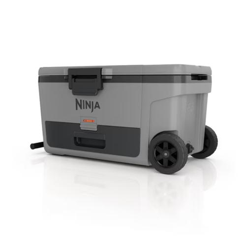 Lada frigorifica cu roti si maner Ninja FrostVault FB265EUUKGY, 61 l, 92/48/93cm + sertar (Gri)