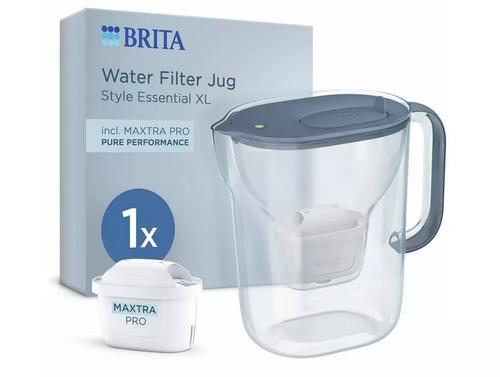 Cana filtranta Brita Style Essential XL 140649, 3.6 l + Filtru Maxtra Pro Pure Performance (Albastru)