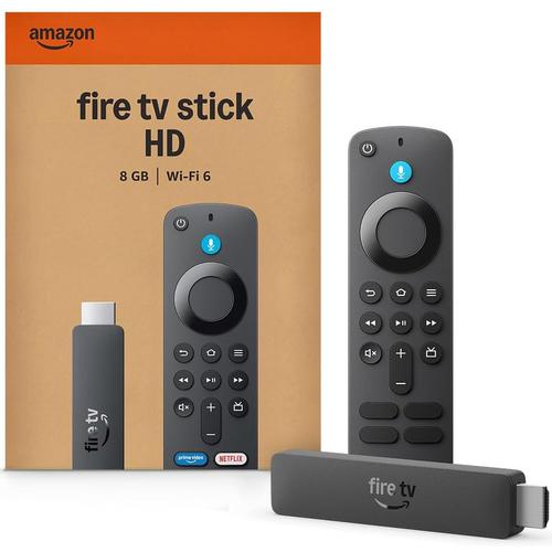 Mediaplayer Amazon Fire TV stick HD, Negru - Imagine 1