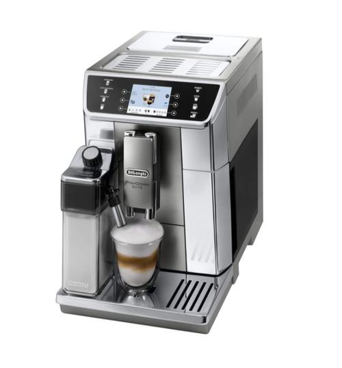 Espressor super automat DeLonghi PrimaDonna Elite ECAM 650.55.MS, 1450 W, 2 L, 19 bar (Argintiu)