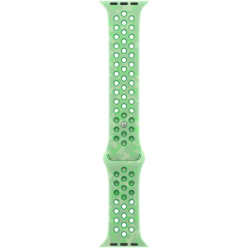 Curea pentru Apple Watch 42mm, Green Spark Nike Sport Band, S/M