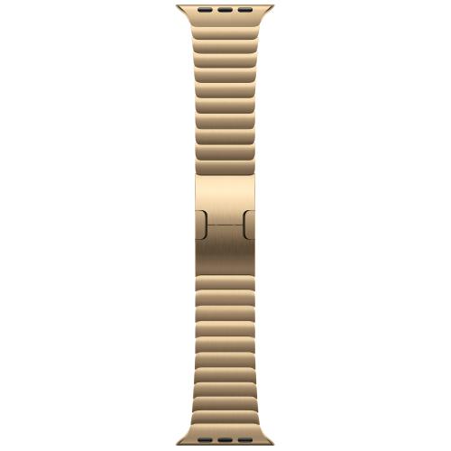 Curea pentru Apple Watch 46mm, Radiant Gold Link Bracelet