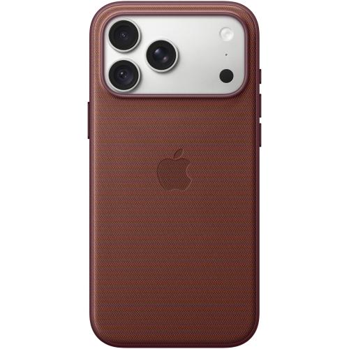 Husa de protectie Apple TechWoven Case cu MagSafe pentru iPhone 18 Pro Max (Maro/Rosu) - Imagine 1