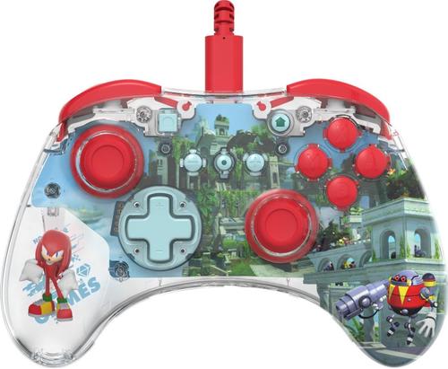 Controller cu fir PDP REALMz Knuckles Sky Sanctuary Zone pentru Nintendo Switch, USB, Jack 3.5mm (Multicolor)