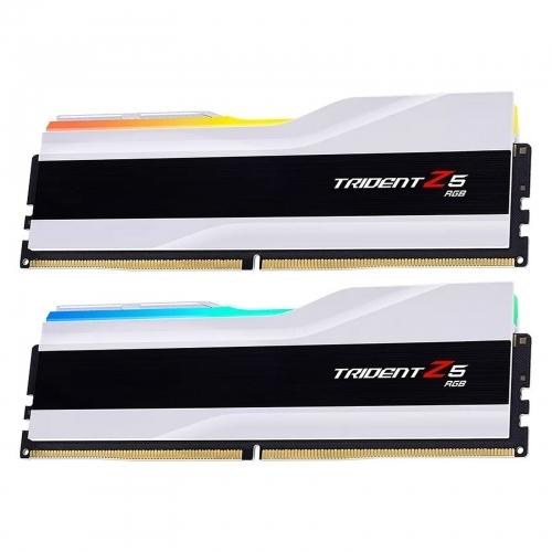 Memorii G.Skill Trident Z5 RGB White Intel XMP 3.0 64GB (2x32GB), DDR5-6000MHz, CL30, Dual Channel