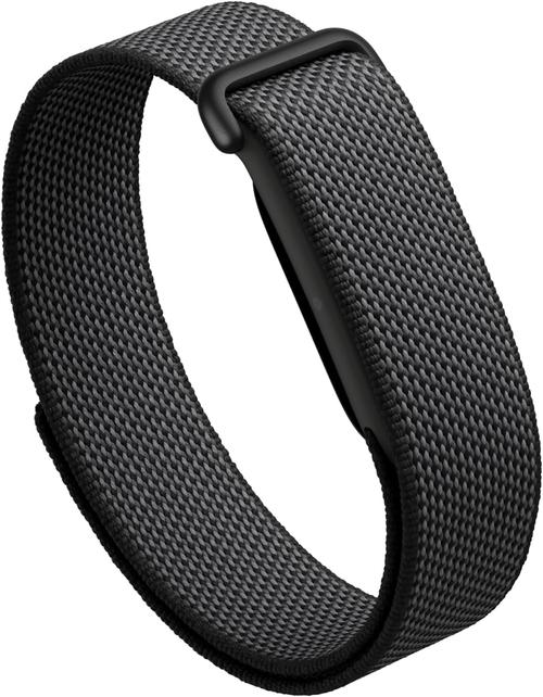 Bratara fitness Google Fitbit Air, Rezistenta la apa, Sensor optic cardiac, Accelerometru, Giroscop, Autonomie 7 zile (Negru)