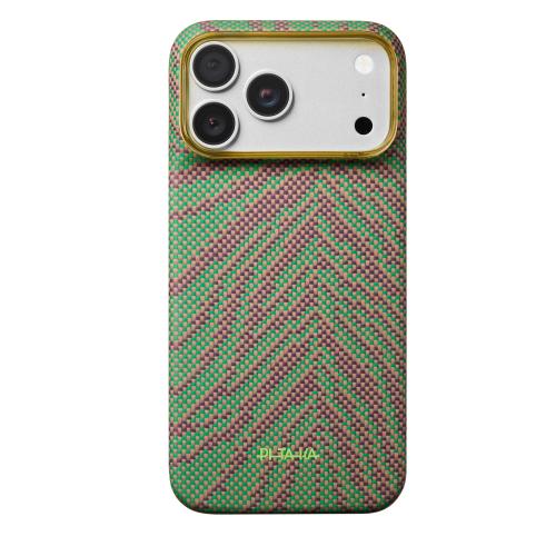 Husa Pitaka pentru iPhone 18 Pro Max, Edge Case, PitaTap™, Breath of Veins, Sprout Surge (Verde)