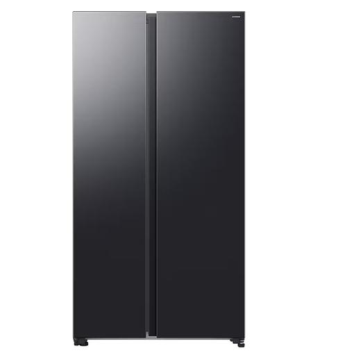Side-By-Side SAMSUNG Seria 6 SpaceMax™ RS70F65QEFEO, 659 l, Clasa E, No Frost, AI Energy, H 178.4 cm (Negru)