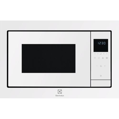 Cuptor cu microunde incorporabil Electrolux EMS4253TBW, 23 litri, putere microunda 900W, putere grill 1000W, control digital, timer (Alb)