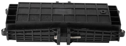 Enclosure orizontal 48 suduri, 3-in, 3-out, echipat cu 4 x caseta de sudura 12 suduri si tuburi termo - Emtex