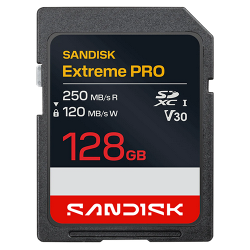 Card de memorie SDXC SanDisk by Western Digital Extreme PRO 128GB, UHS-I U3, V30