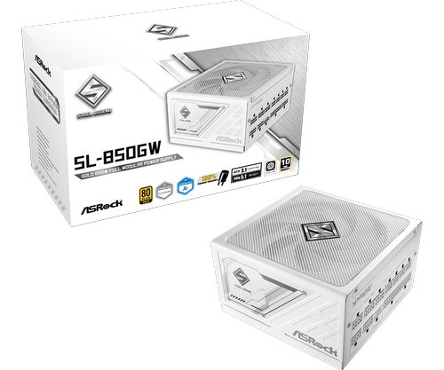 Sursa ASRock Steel Legend SL-850GW, 850W, ATX, 80+ Gold (Alb)