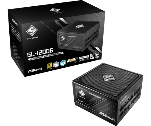 Sursa ASRock Steel Legend SL-1200G, 1200W, ATX, 80+ Gold (Negru)