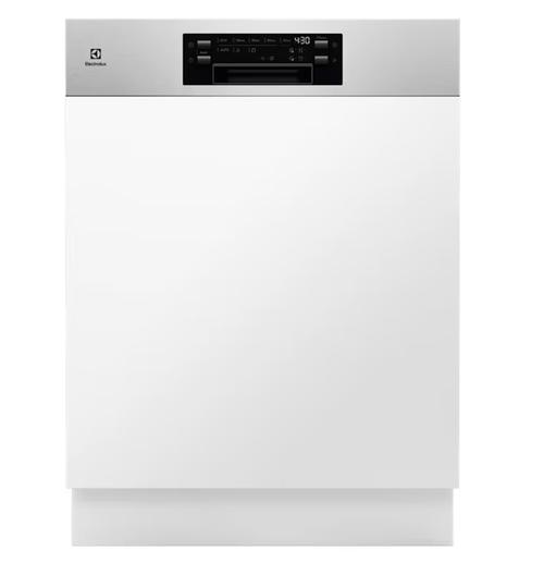 Masina de spalat vase semi-incorporabila ELECTROLUX E62IC200SX, AirDry, 14 seturi, 8 programe, 60 cm, Clasa C (Inox)