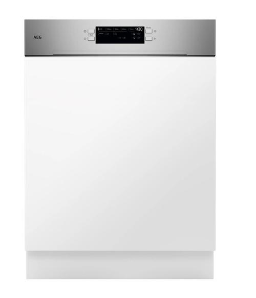 Masina de spalat vase AEG GT5200D1SNM, Partial incorporabila, 13 seturi, 8 programe, 3 temperaturi, Clasa D (Inox)