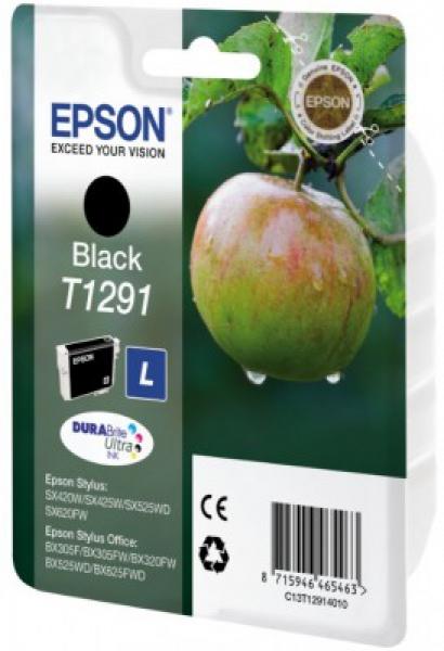 Cartus cerneala Epson T1291, 11.2 ml (Negru)