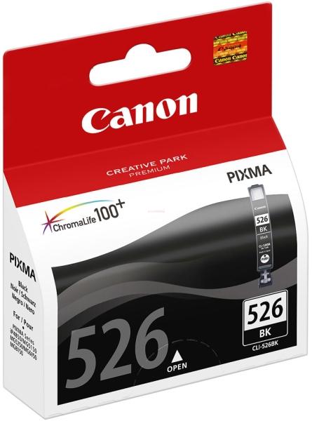 Cartus cerneala Canon CLI-526BK, acoperire 328 pagini (Negru)
