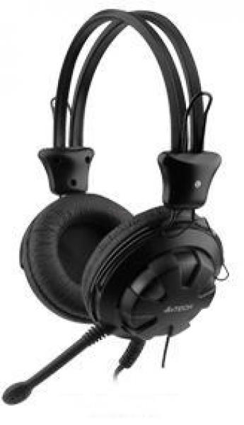 Casti cu Microfon A4Tech HS-28 (Negru)