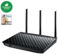 Router Wireless Asus RT-N18U, 2.4GHz, 600Mbps High Power Router, Gigabit Ethernet, USB 3.0