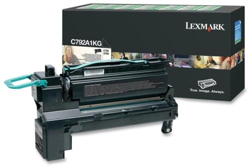 Toner Lexmark C792A1KG (Negru - program return)