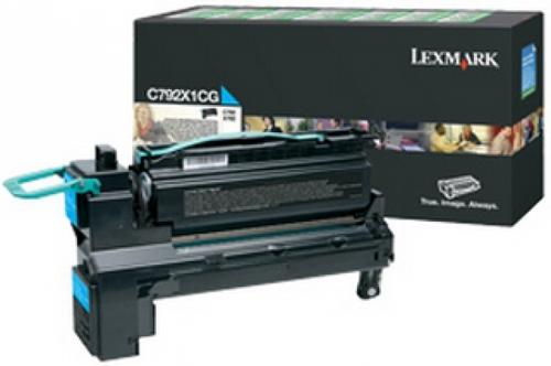 Toner Lexmark C792X1CG (Cyan - program return)