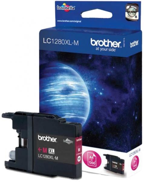 Cartus cerneala Brother LC-1280XLM (Magenta - de mare capacitate)