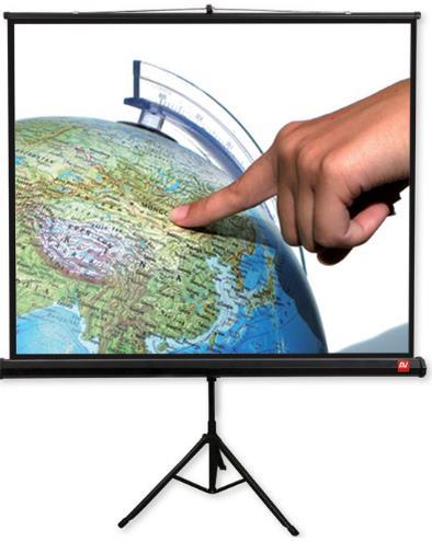 Ecran de proiectie Tripod Standard 150, 150x150cm Ecran de proiectie Tripod Standard 150, 150x150cm