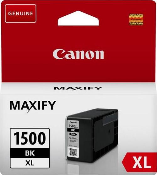 Cartus Canon PGI-1500XL BK, acoperire 1200 pagini, 34.7 ml (Negru)
